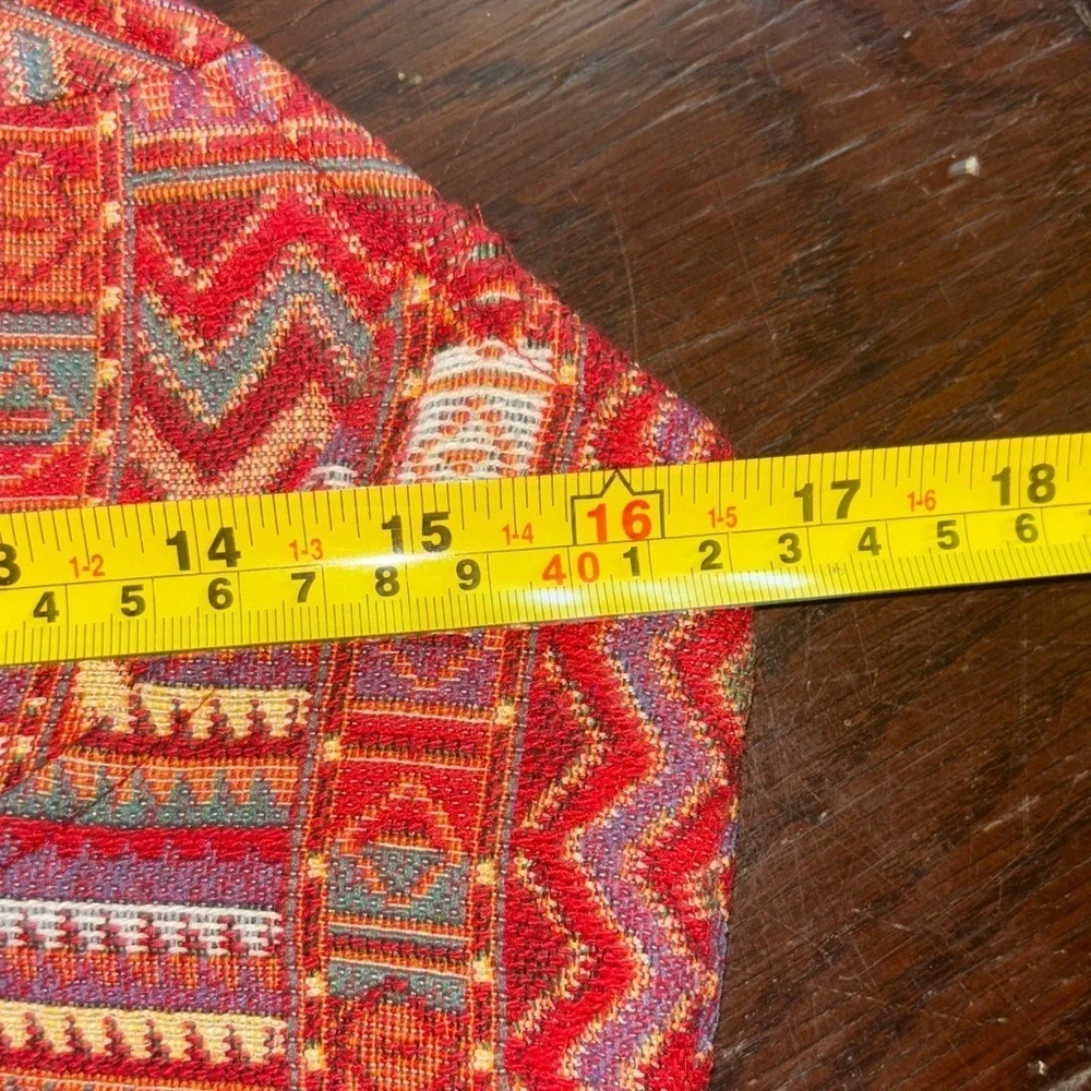 Geometric Aztec Fringe cider matching set